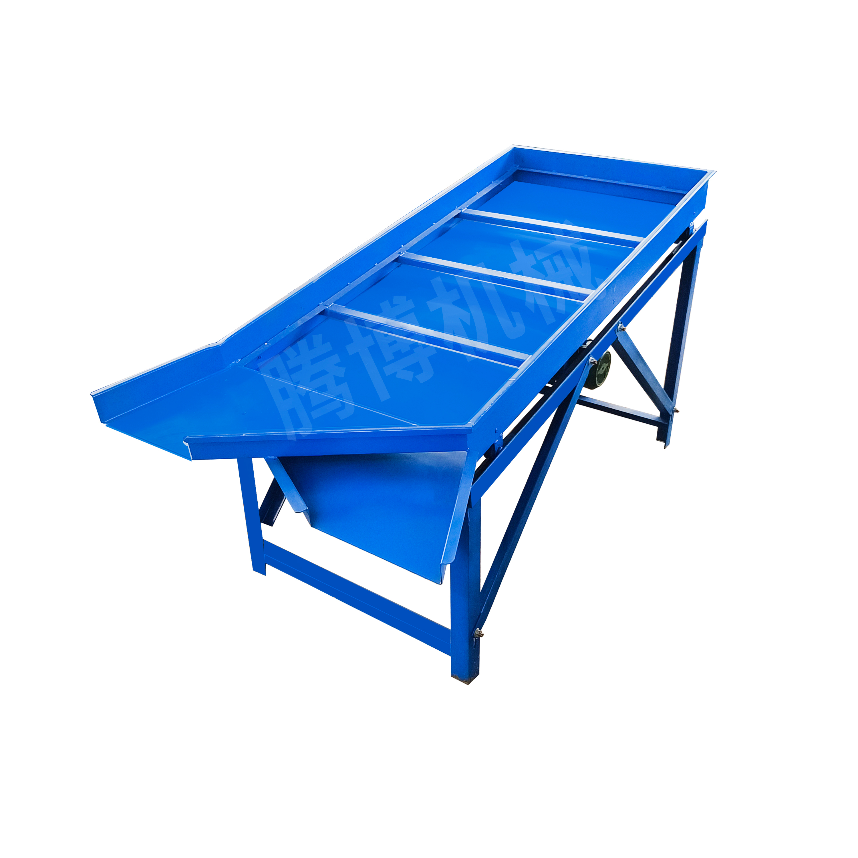 腾博双出口电动晃筛筛分设备粮食砂石建筑垃圾药材生物质颗粒筛分