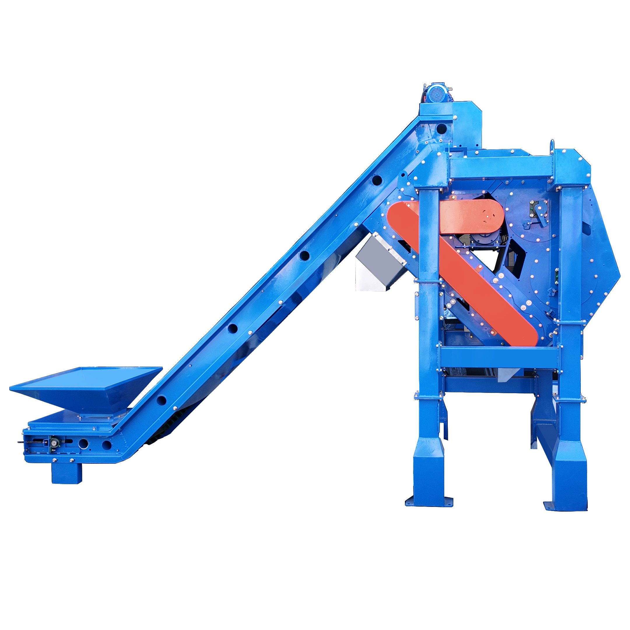 5+2磁选机+大入料斗+输送带