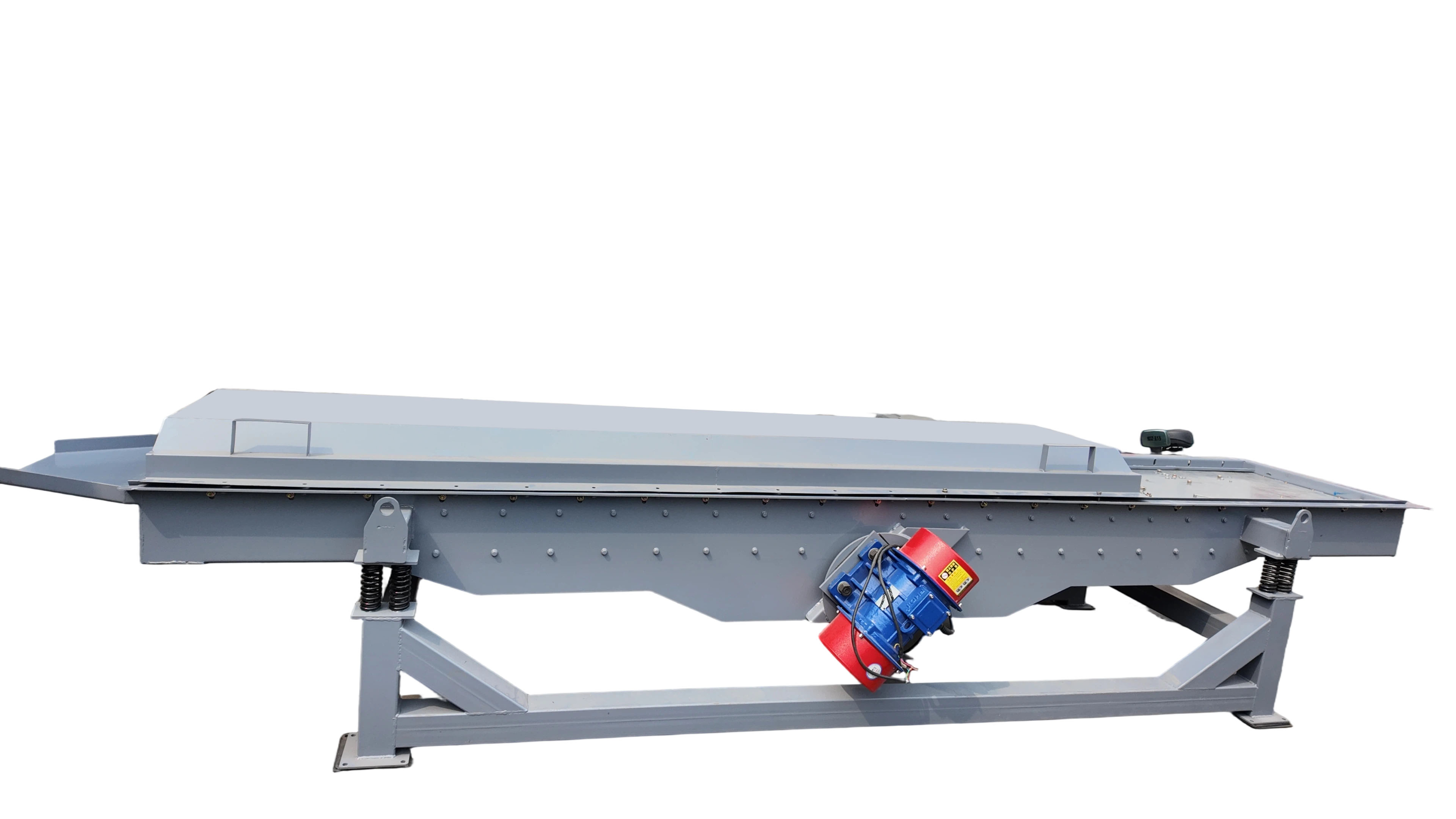 腾博五米长封闭式振动筛